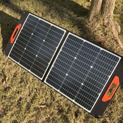 แผนแสงอาทิตย์ยืดหยุ่นสีดํา 100W MSDS UN38.3 แผนแสงอาทิตย์พับได้