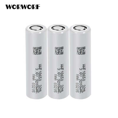MSDS UN38.3 แบตเตอรี่อากาศต่ํา 18650 3200mAh เซลล์ลิตยูมไอออนทรงกระบอก