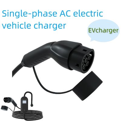 เครื่องชาร์จรถไฟฟ้าบ้าน 220V AC กล่องกําแพงรถไฟฟ้าระยะเดียว