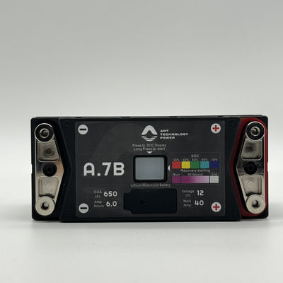 แบตเตอรี่ไฟฟ้า 12V 6a แบตเตอรี่ไฟฟ้า Lithium Iron Phosphate A7B แบตเตอรี่การเริ่มต้นฉุกเฉิน