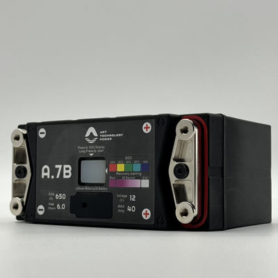 รถจักรยานยนต์ช่วยชีวิต LiFePO4 แบตเตอรี่ 6.5Ah ความจุและทองแดง ทอร์มิเนล 12V