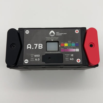 รถจักรยานยนต์ช่วยชีวิต LiFePO4 แบตเตอรี่ 6.5Ah ความจุและทองแดง ทอร์มิเนล 12V