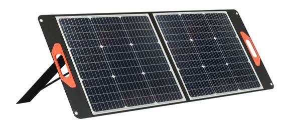 UN38.3 โมโนโซลาร์พานล์พับได้ 300W 400W ไฟฟิล์มพลังงาน โซลาร์พับได้