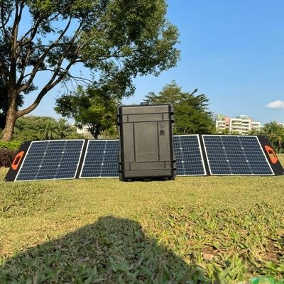 แพเนลแสงอาทิตย์พกพาพลังงานสูง 12V 200W แพเนลแสงอาทิตย์เคลื่อนที่