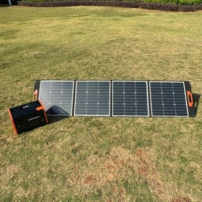 โซลาร์โพร์เทล 120W แคมปิ้ง โซลาร์พานล์ โมโนคริสตัลลีน