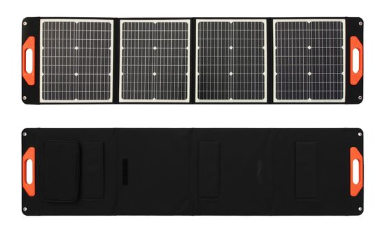 โมโนคริสตัลลีนซิลิคอน 100W 200W แผนแสงอาทิตย์ โมดูล PV Cell แผนแสงอาทิตย์พับพกพา