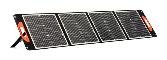 โมโนคริสตัลลีนซิลิคอน 100W 200W แผนแสงอาทิตย์ โมดูล PV Cell แผนแสงอาทิตย์พับพกพา