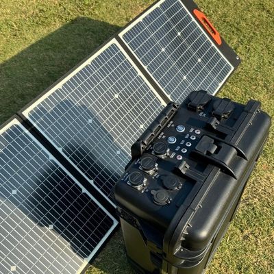 แผนแสงอาทิตย์พับพกพา 19V 5.3A แผนแสงอาทิตย์พับ 100w