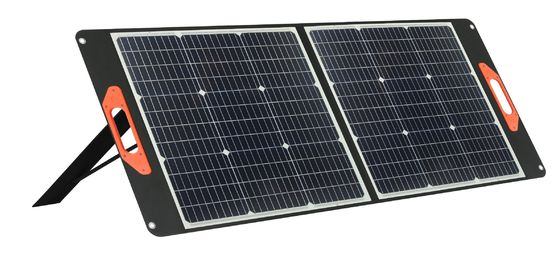 100W ดํา พานอลโซลาร์ยืดหยุ่น พานอลพกพา พานอลโซลาร์พับได้ UB-100