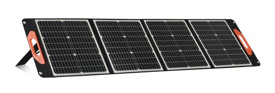 UB-60 แผ่นพลังแสงอาทิตย์แบบพับได้แบบยืดหยุ่นสีดํา 60W สําหรับการเดินทาง และเรือและรถยนต์