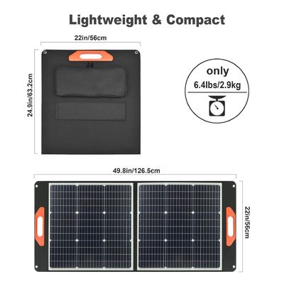 โมบาย 100W พานล์พลังแสงอาทิตย์พกพา