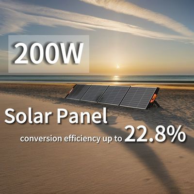 พานล์พลังงานแสงอาทิตย์ซิลิคอนโมโครสตัลลิน 200W และสําหรับการประกวดแข่งขันและการจําหน่ายพลังงาน