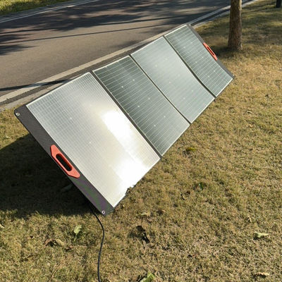 เครื่องชาร์จระบบพลังงาน PV พกพา 200W ที่ได้รับการรับรองจาก CE พร้อมแผ่นซิลิคอนโพลิกริสตัลลีน