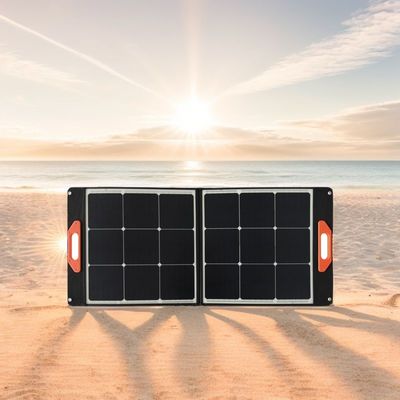 22ประสิทธิภาพการแปลง 0.8% แผ่นแสงอาทิตย์พับสําหรับกลางแจ้ง 60W 100W 200W 300W 400W