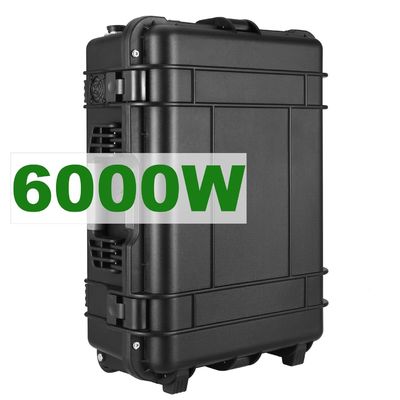 6000W แบตเตอรี่ลิเดียมเทอร์เนอรี่ โรงไฟฟ้าพลังแสงอาทิตย์สําหรับกิจกรรมกลางแจ้ง