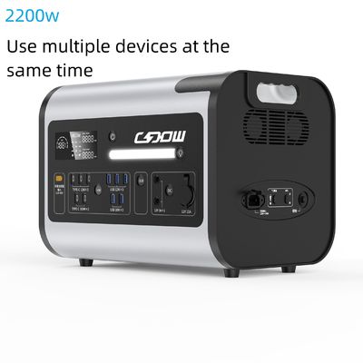 การปรับแต่ง เครื่องกําเนิด LiFePO4 สายไฟฟ้าสไนส์เวฟบริสุทธิ์ 220V 2048wh สําหรับโรงไฟฟ้ามือถือ