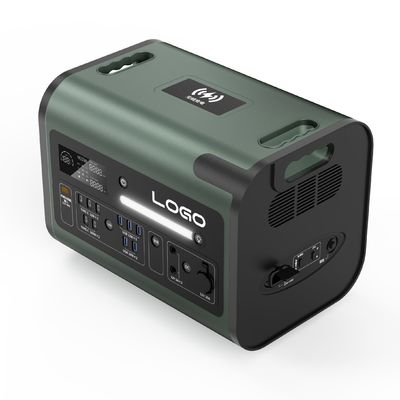 แบตเตอรี่ LiFePO4 โรงไฟฟ้าพลังแสงอาทิตย์พกพา 2000W สําหรับการแก้ไขพลังงานที่ไม่หยุด