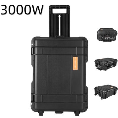 AC Output Current 15A Max LiFePO4 ระบบพลังงาน การเก็บพลังงานสําหรับโรงไฟฟ้าพกพา