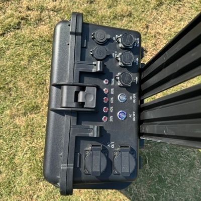 สถานที่พลังงานพกพาชาร์จเร็วสุด 4000W พร้อมแบตเตอรี่ลิธีโอ LiFePO4 ขนาด 42 กิโลกรัม