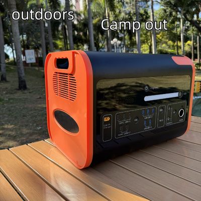 ระบบเก็บพลังงานภายนอกแบบพกพาสําหรับบ้านดํา พร้อมแบตเตอรี่ LiFePO4 2200W