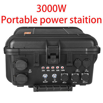 จําหน่ายพลังงานโดยไม่หยุดยั้ง เครื่องกําเนิดพลังแสงอาทิตย์ 3000W สําหรับการผจญภัยในบ้านและภายนอก