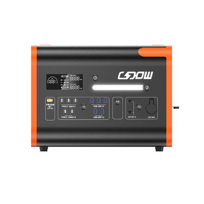 AT22 2000W 2200W LiFePO4 แบตเตอรี่ พกพาสถานีพลังงานสําหรับระบบ Outdoor Power Bank