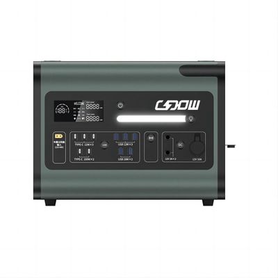 1800W-2400W โจ๊กเนอร์ชาร์จแสงอาทิตย์ LiFePO4 แบตเตอรี่ พกพาพลังงานมือถือพลังงานบ้าน