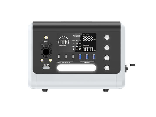 พลังงานพลังงานพกพา 600W Multi-Scene พร้อมการชาร์จไร้สายและแบตเตอรี่ LiFePO4