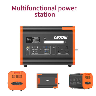 คอมแพคต์ 2200W พกพา พลังงานพลังงานแสงอาทิตย์ที่เก็บเก็บพลังงาน สถานีพลังงานการปรับปรุงตามคําขอของคุณ