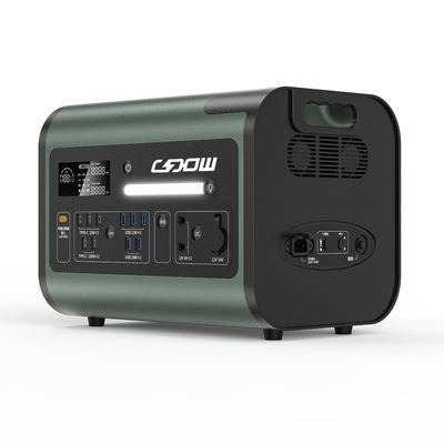 ประเภท C Output โรงไฟฟ้าเคลื่อนที่สําหรับบ้านและค่ายปิ้ง ประมาณ 25 กิโลกรัม 2048wh เครื่องผลิตพลังแสงอาทิตย์