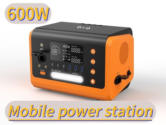600wh โซลาร์ 600W โทรศัพท์มือถือและ 15W เครื่องชาร์จไร้สาย
