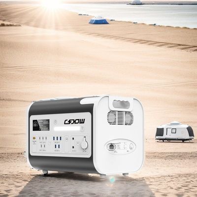 สถานีพลังงานมือถือพกพา 2200W สําหรับการชาร์จรถยนต์และระบบแสงอาทิตย์ 405 * 275 * 303mm