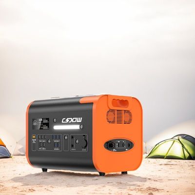 AT22 รองรับฉุกเฉิน UPS 600W 2000W 2200W สถานไฟฟ้าพกพา