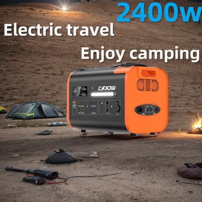 AT22 รองรับฉุกเฉิน UPS 600W 2000W 2200W สถานไฟฟ้าพกพา