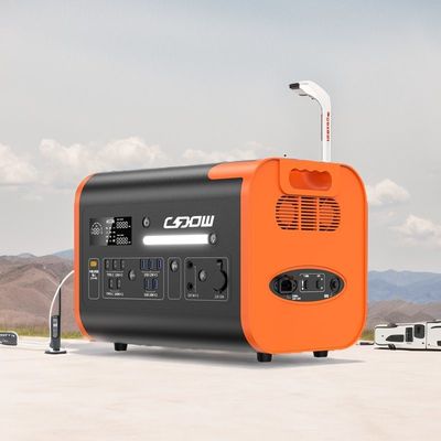 AT22 รองรับฉุกเฉิน UPS 600W 2000W 2200W สถานไฟฟ้าพกพา