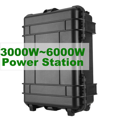 15A Max AC Output Current โรงไฟฟ้าพลังแสงอาทิตย์พกพา 5000W สําหรับบ้านและแคมป์