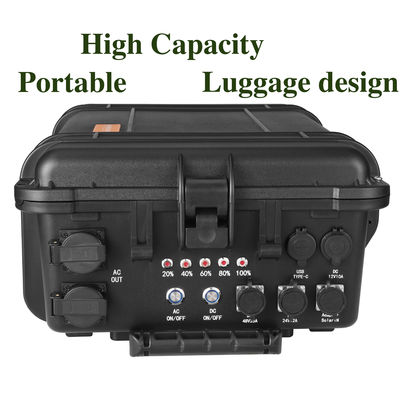 15A Max AC Output Current โรงไฟฟ้าพลังแสงอาทิตย์พกพา 5000W สําหรับบ้านและแคมป์