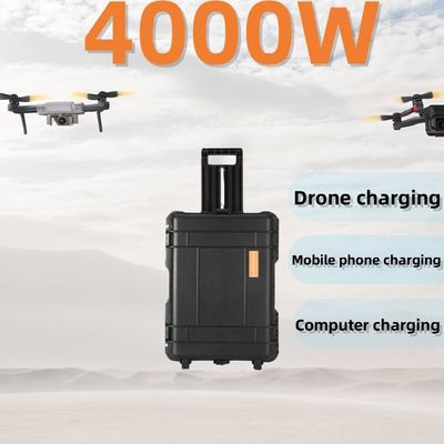 สถานไฟฟ้าพกพาที่มีกําลังจุ 3840wh และการชาร์จแผ่นพลังแสงอาทิตย์ 4000W