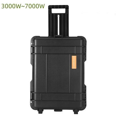 AC Pure Sine Wave 6000W สถานที่พลังงานพกพาสําหรับการตั้งแคมป์และอุปกรณ์ฉุกเฉิน