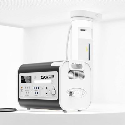 การชาร์จแบบไร้สาย สถานไฟฟ้าพลังแสงอาทิตย์ 2000W Generator Multi Function Output Port