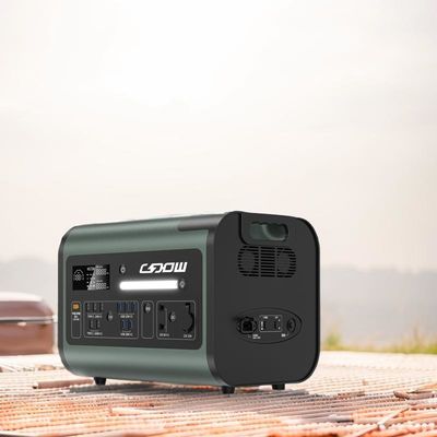 LiFePO4 แบตเตอรี่ แคมปิ้ง/บ้าน/สถานีไฟฟ้าฉุกเฉิน 12.2000W เครื่องผลิตพลังงานแสงอาทิตย์ที่สามารถชาร์จได้
