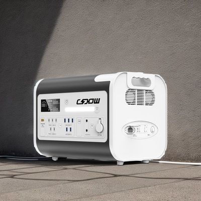 2048wh Off Grid Power Station 800W ABS PC อัลลูมิเนียมสลัด