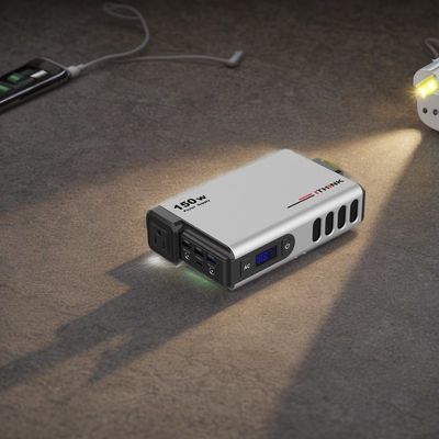 150W 110V 220V พกพาสถานีไฟฟ้า AC Output สําหรับสํารองฉุกเฉิน