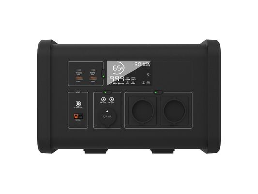 ST7 เครื่องผลิตพลังงานแสงอาทิตย์ขนาดเล็ก 700W สถานไฟฟ้าพกพาที่ตั้งแคมป์ AC 220V