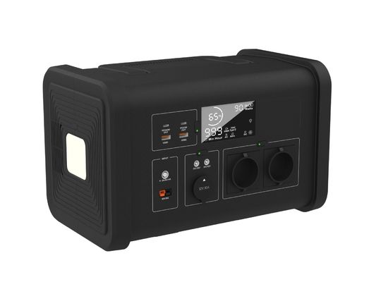 ST7 เครื่องผลิตพลังงานแสงอาทิตย์ขนาดเล็ก 700W สถานไฟฟ้าพกพาที่ตั้งแคมป์ AC 220V