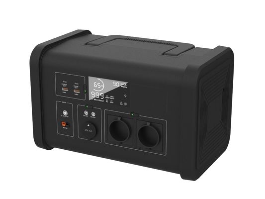 ST7 เครื่องผลิตพลังงานแสงอาทิตย์ขนาดเล็ก 700W สถานไฟฟ้าพกพาที่ตั้งแคมป์ AC 220V