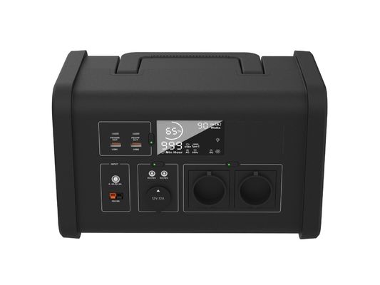 ST7 เครื่องผลิตพลังงานแสงอาทิตย์ขนาดเล็ก 700W สถานไฟฟ้าพกพาที่ตั้งแคมป์ AC 220V