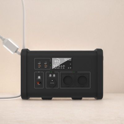 เครื่องไฟฟ้าเบา 230V 700W LiFePO4 โซลาร์เซลล์ พกพาสําหรับสถานการณ์ฉุกเฉินภายนอก