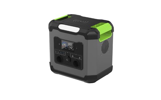 การชาร์จเร็ว 850W สถานที่พลังงานพกพาสําหรับการจัดค่ายกลางแจ้ง การเก็บพลังงาน 1500W
