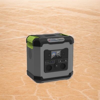 2000W 1680Wh LiFePO4 แบตเตอรี่ โจ๊กเนอเตอร์ที่เก็บพลังงานแสงอาทิตย์สําหรับ SOS ภายนอก